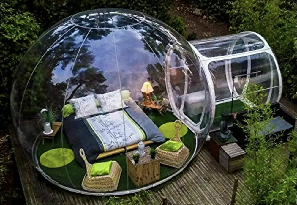 how do bubble tents work