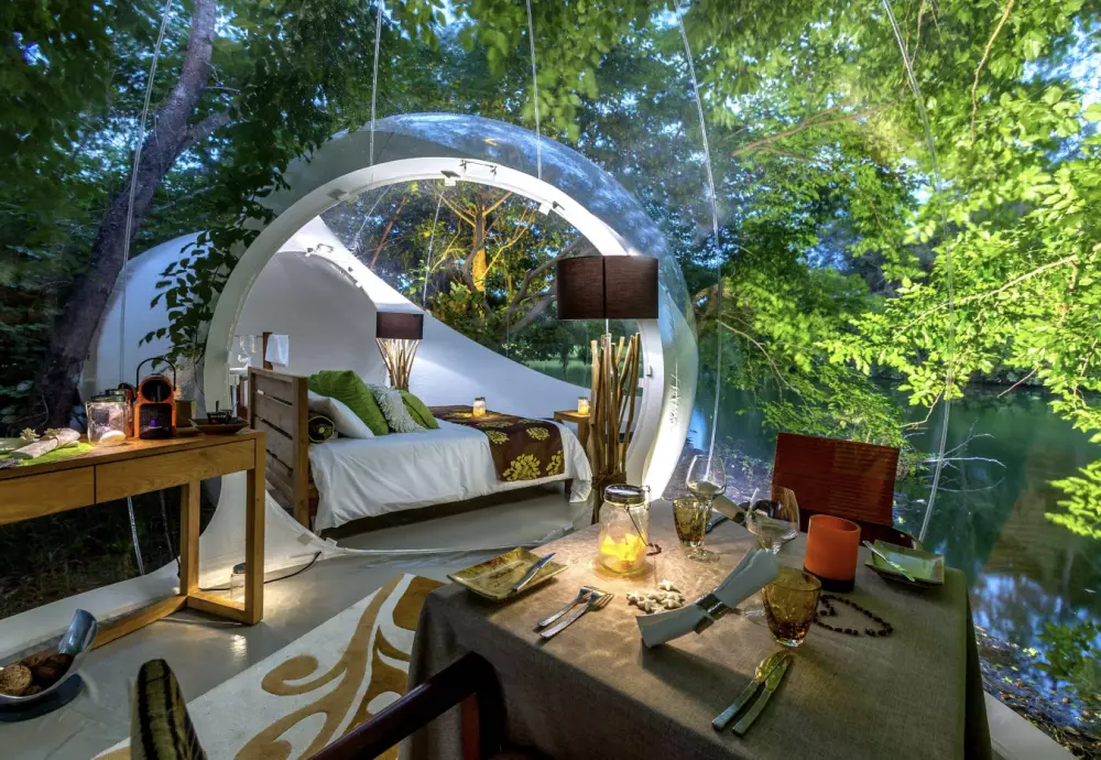 outdoor camping bubble tent