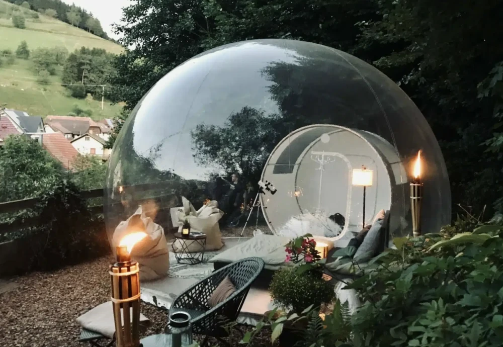 clear camping bubble tent
